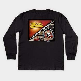 ZZ top the sharp dressed simple man Kids Long Sleeve T-Shirt